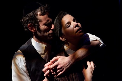 L-R: Jason Schuchman and Anne Gottlieb in My Name Is Asher Lev at Lyric Stage. Photo by Mark S. Howard.